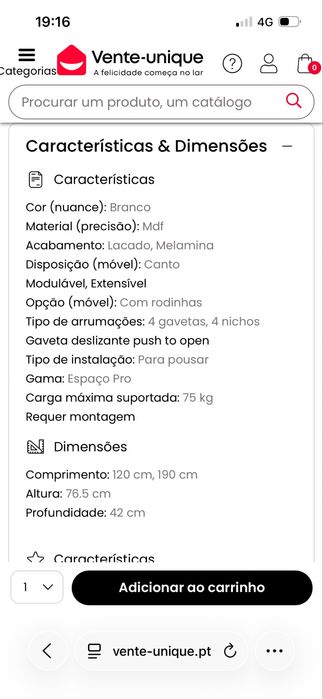 Secretaria giratoria 360 nova em caixa fechada