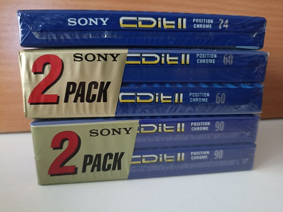 Cassetes Sony CDIT II Chrome