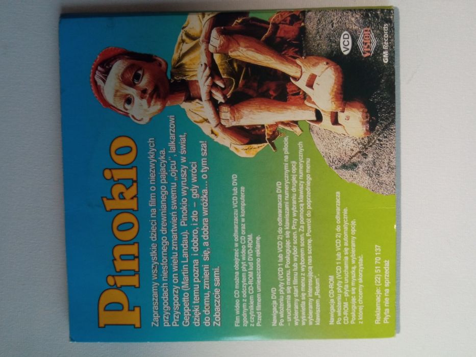 Pinokio-film- 2 xVCD