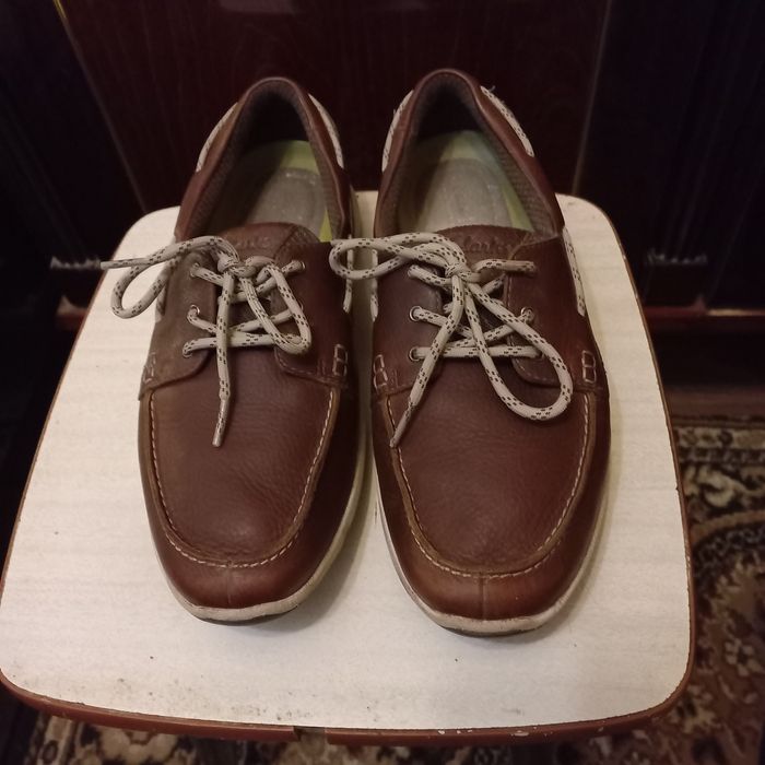 Макасины CIarks оригинал кожаные