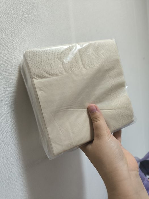 Серветки паперові крафтові двошарові LISKO 100 шт