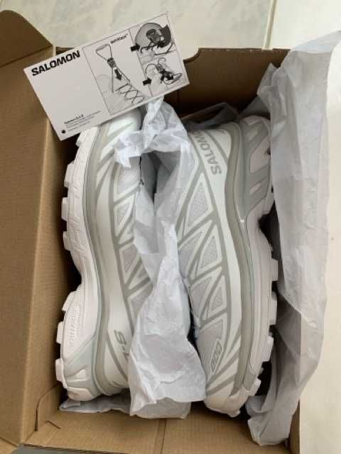 Salomon XT-6 White/Lunar Rock EU 41⅓ - Como Novos