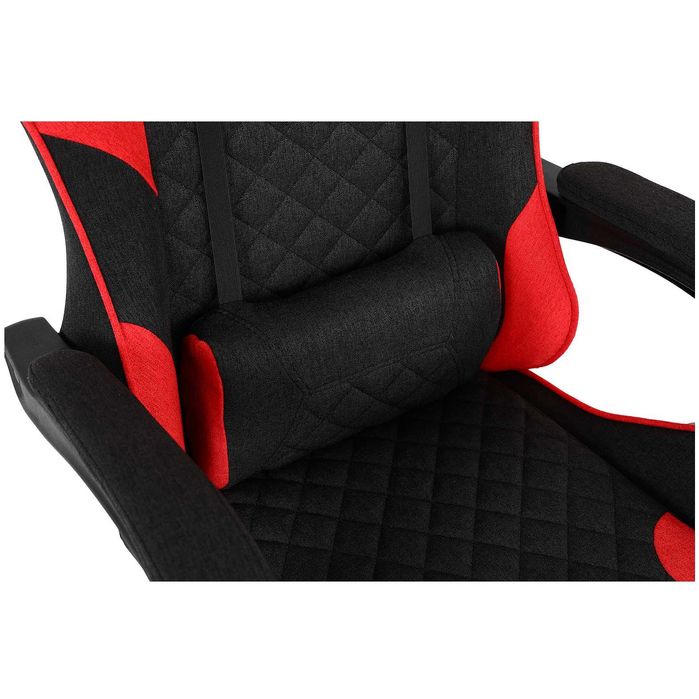 Fotel Gamingowy Infini Core Red, Z podnóżkiem - Zmień zasady gry