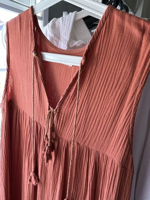 Vestido cor tijolo - Coisa mais linda