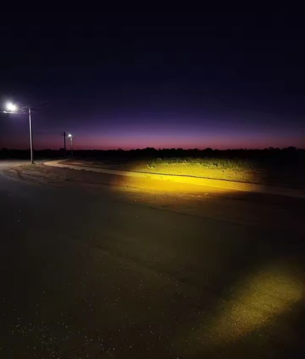 LED фари для мотоцикла та автомобіля, білий/жовтий