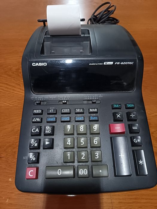 Calculadora com impressora CASIO