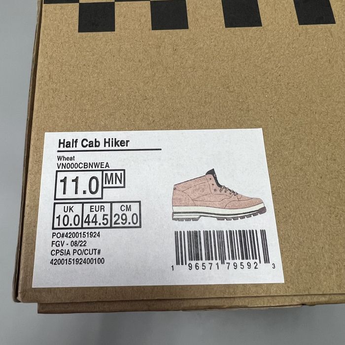 Timberland x Vans Half Cab оригинал новые мужские ботинки демисезонные