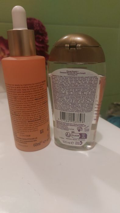 Oleo e serum pantene e coconut oil