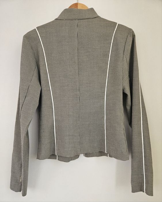 Szary komplet marynarka żakiet spódnica Gestuz