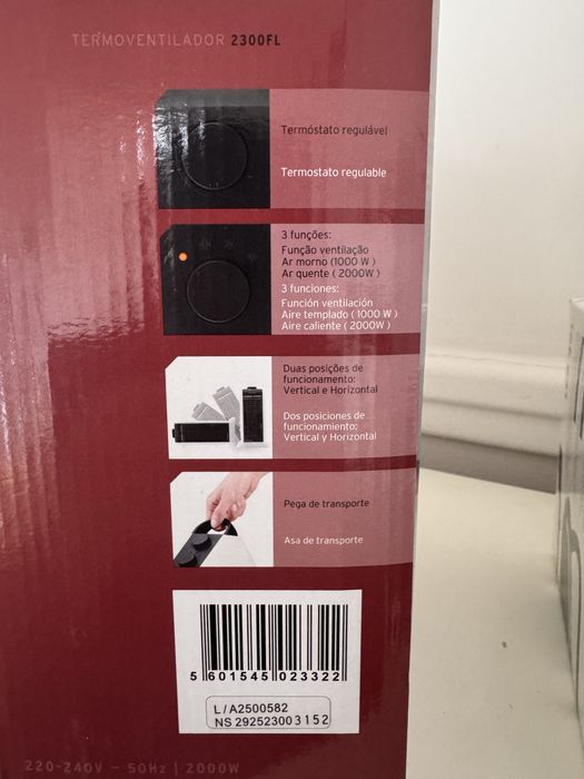 Termoventilador Flama novo