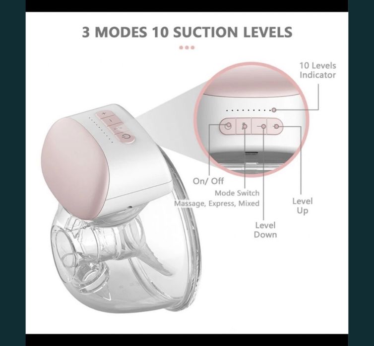 Електричний молоковідсмоктувач вільні руки