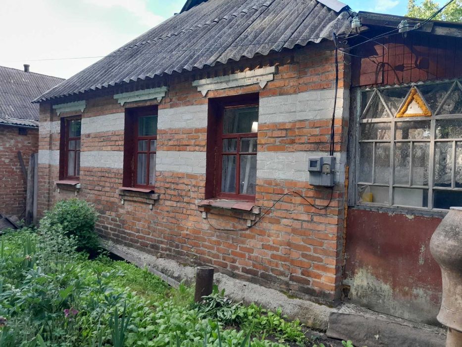 Дом кирпичный с участком сараем и огородом