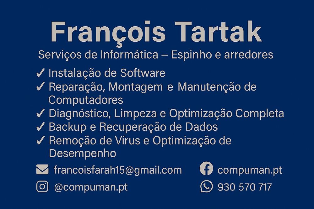 Serviço de informática Compuman Espinho