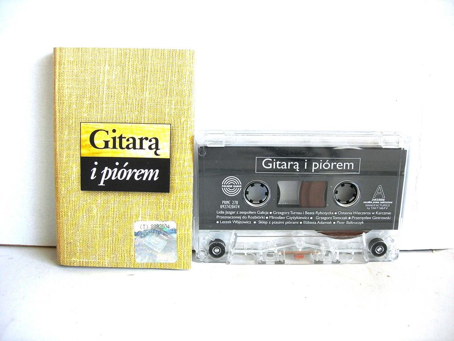 Składanka "Gitarą i piórem" 2001 kaseta magnetofonowa Program 3