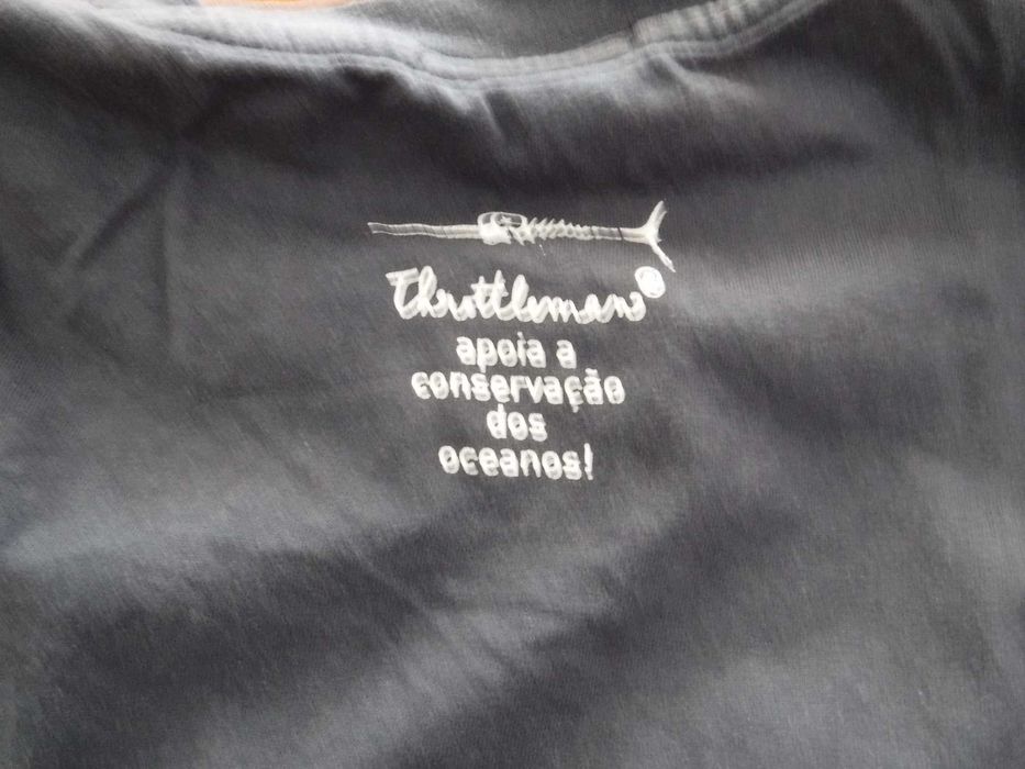 T-shirt Throttleman M Apoia a conservação dos oceanos