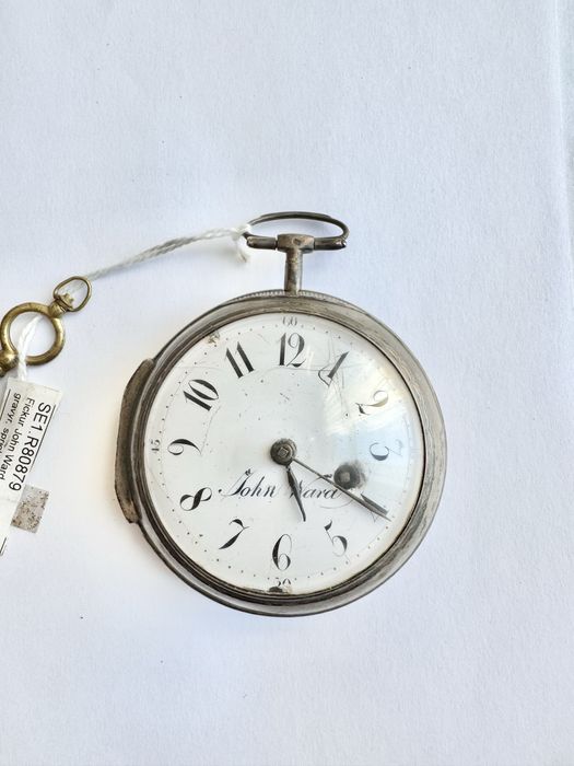 Карманные часы - фузейный механизм 60 мм