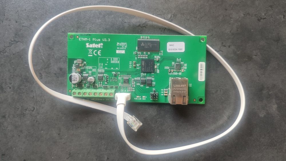 Moduł komunikacyjny TCP/IP ETHM-1 PLUS SATEL
