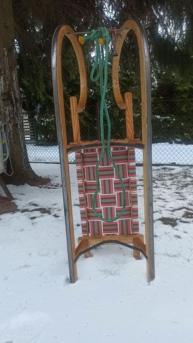 Solidne Sanki drewniane