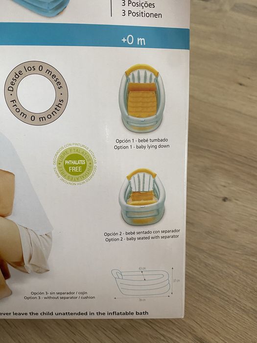 Banheira insuflável Jané