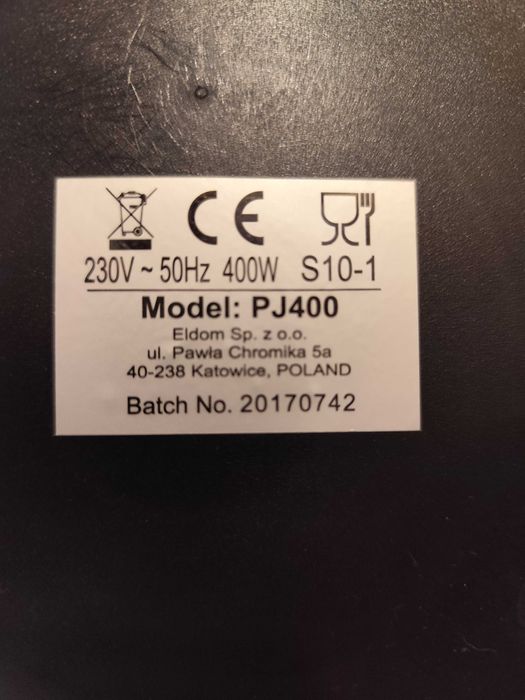 wyciskarka wolnoobrotowa