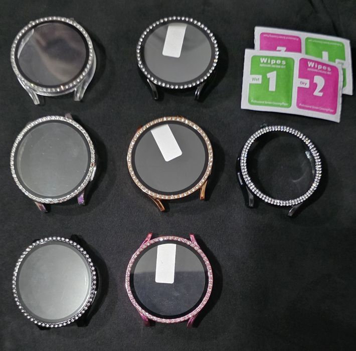 Smart watch Etui Case + SZKŁO 2w1 DO SAMSUNG GALAXY WATCH 4 44mm
