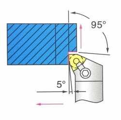 Резец проходной WWLNR2020K08 державка 20х20 мм и 10 пластин WNMG080404