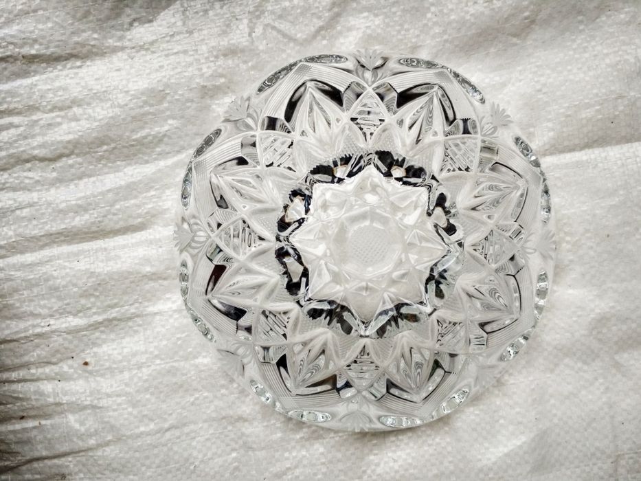 Хрустальная салатница, конфетница