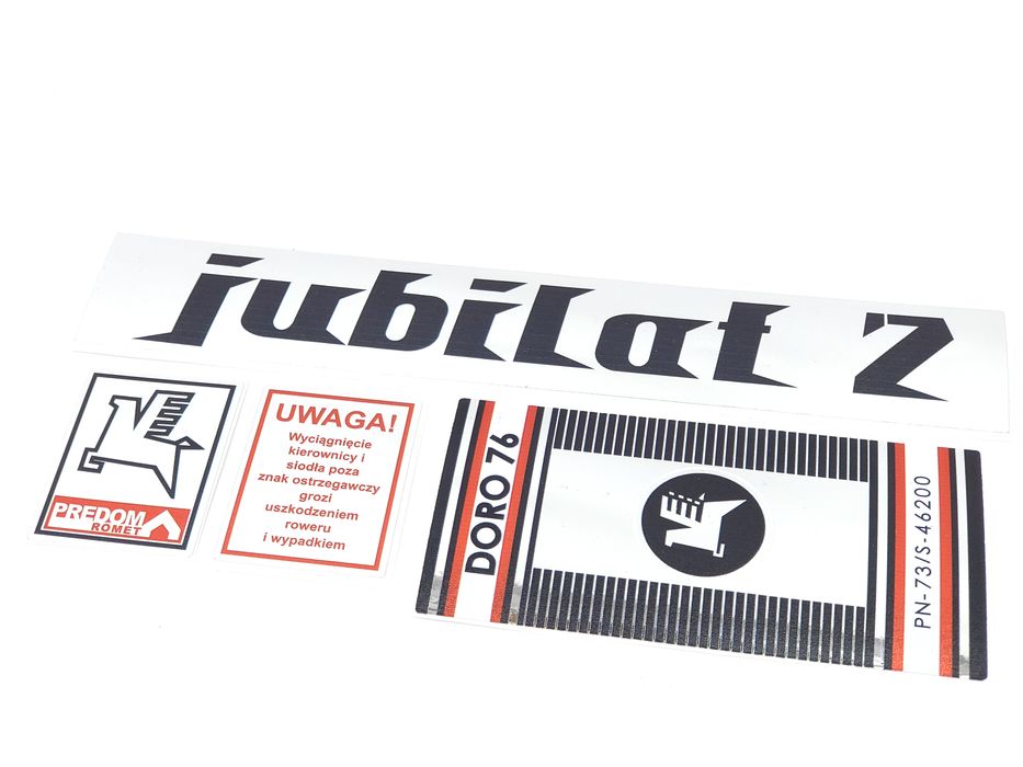 NOWE Naklejki Romet Jubilat 2 komplet