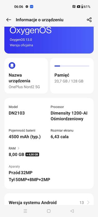 OnePlus Nord 2 5G 8/128GB