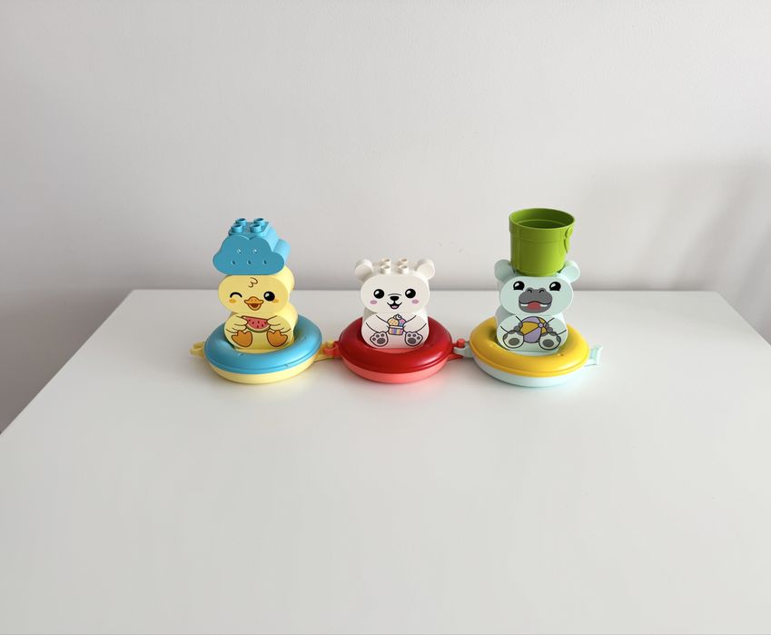 Lego Duplo pływający pociąg ze zwierzątkami