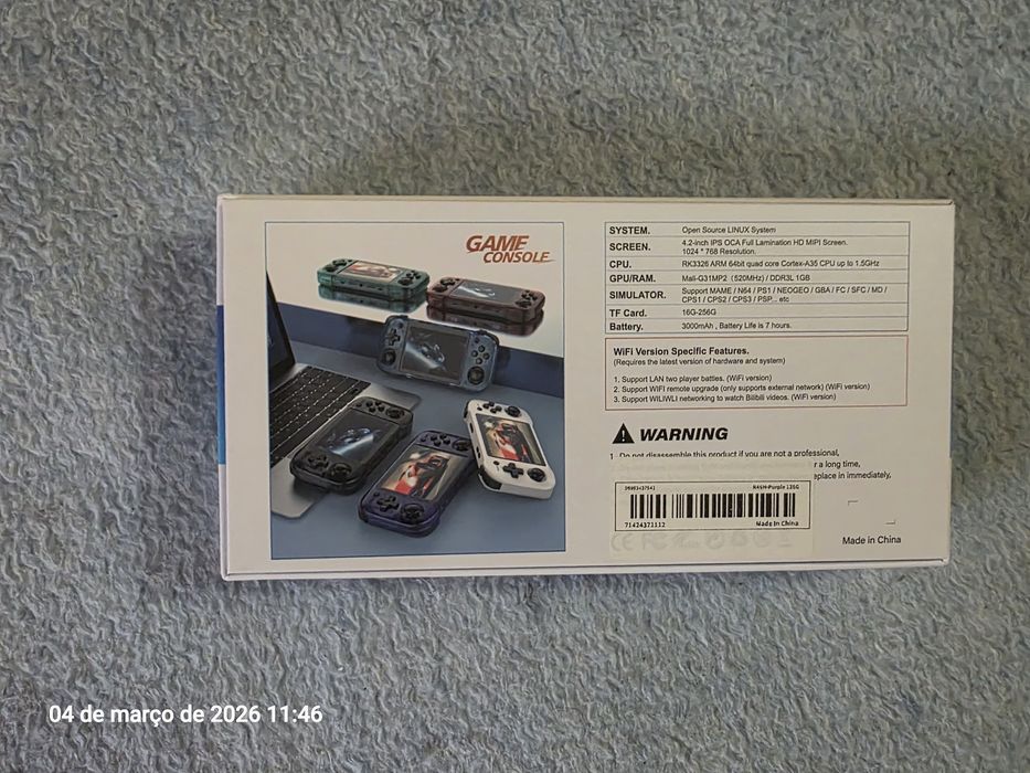 Vendo consola rectro r46h arck  os  2.0 ,128g