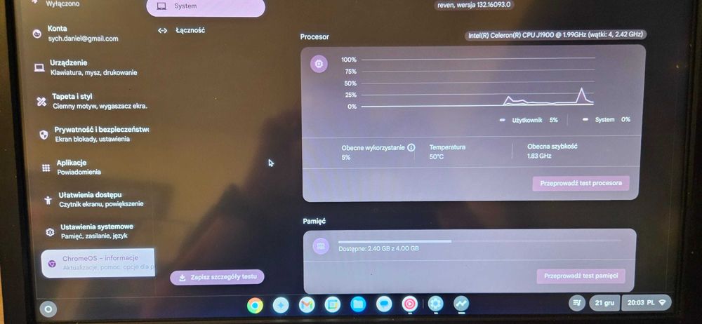 Aio/Terminal iGEL-TC215B Celeron J1900 2GHz/4GB/128GB SSD/Pivot/Dotyk