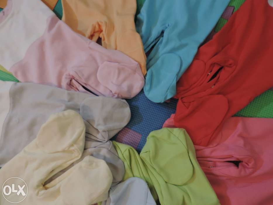 Babygrows tam 1m algodao para pintar ou bordar a maquina