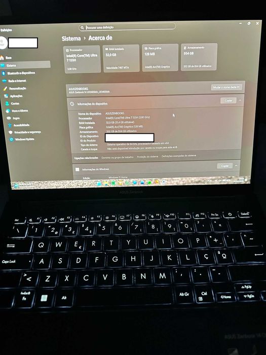 ZenBook 14” OLED i7 155H