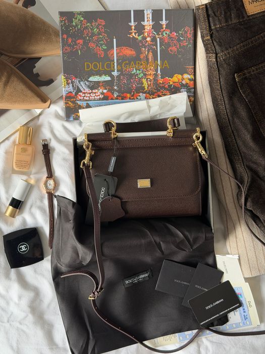 Сумка Dolce & Gabbana Sicily Mini Chocolate