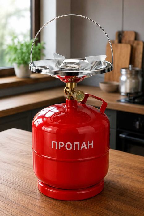 Газовий балон 8 літрів Турист комплект балон з пальником газова плита для кемпінгу та туризму