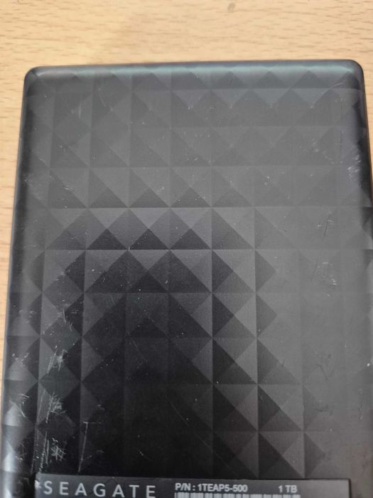 disco externo seagate 1tb USB-C de 2,5", sem anomalia