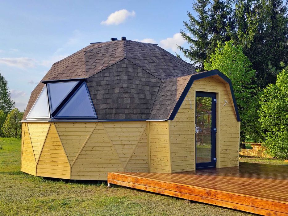 Kopuła geodezyjna, warsztatowa, glamping, dom kopułowy