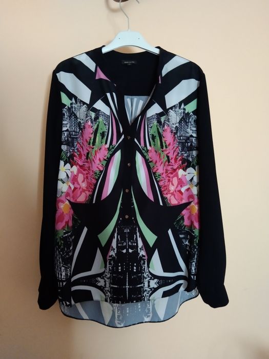 Zwiewna koszula cieniutki materiał