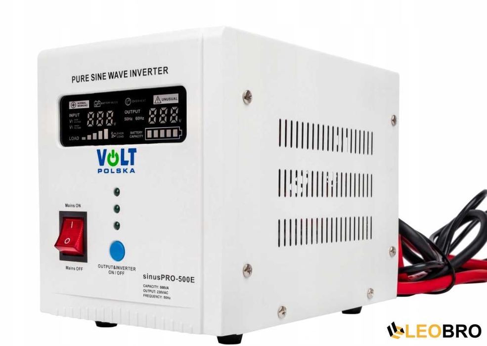 Гибридный ИБП/инвертор Volt Polska SINUS PRO 500 E 12/230V 350/500W