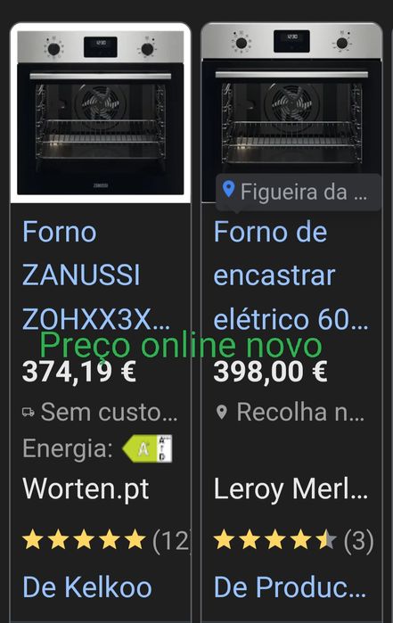 Para desocupar Forno ZANUSSI ZOHXX3X1 (72 L - 59.4 cm - Hidrolítico -