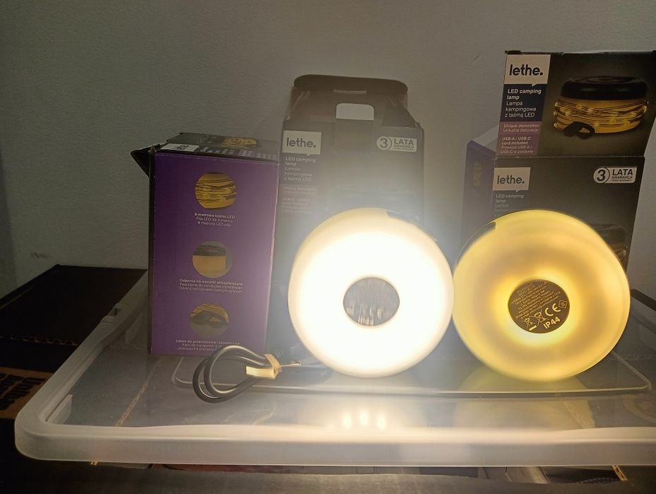 Łańcuch lampki led kempingowe ogrodowe