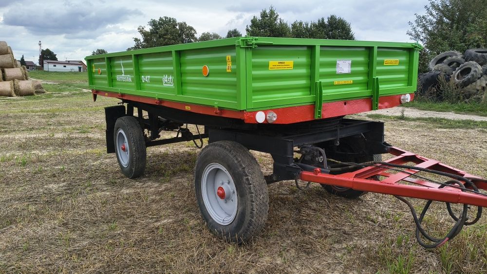 Przyczepa rolnicza wywrotka D-47 Sanok Autosan