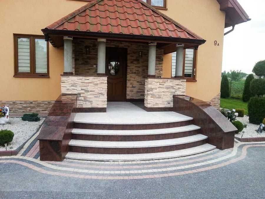 Schody posadzki parapety kominki