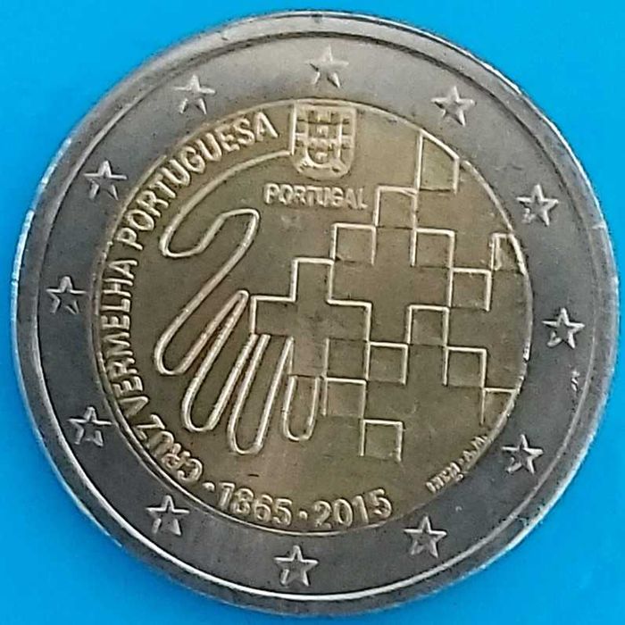 2 Euros de 2015 de Portugal, 150º Aniversário Cruz Vermelha