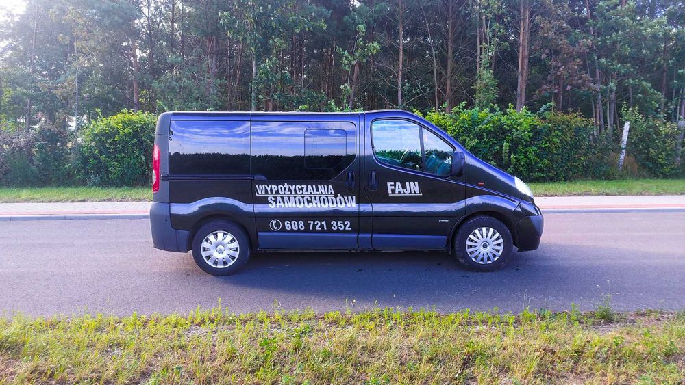 Wynajem Samochodów 9-osobowych, Kaucja tylko 100! – FAJN Wypożyczalnia