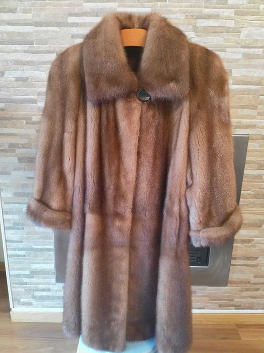 Casaco de Vison Natural Saga Mink