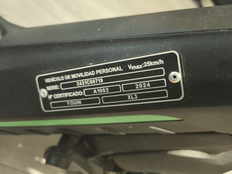Trotinete Elétrica YOUIN SC4002 XL3 (800 W - Preto)