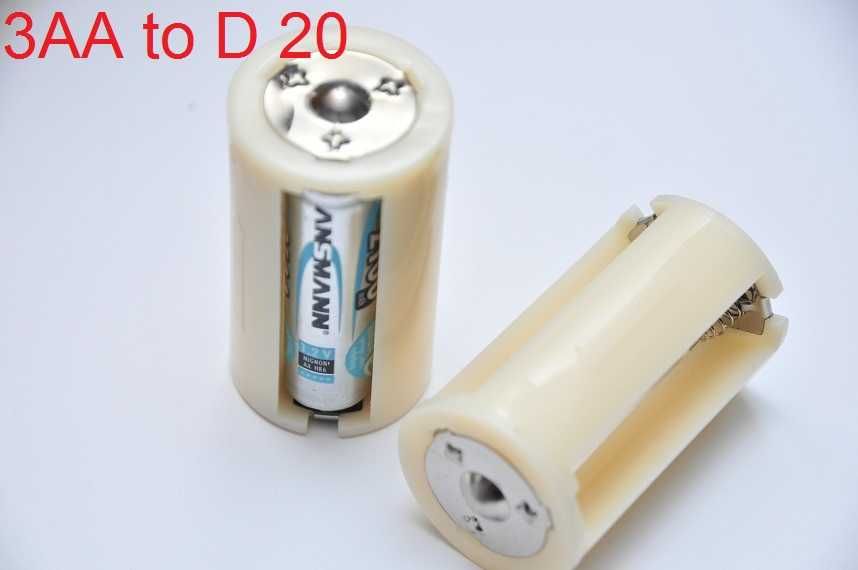 Переходник AA AAA C14 C D20 D для батареек и аккумуляторов АКБ: 20 грн ...