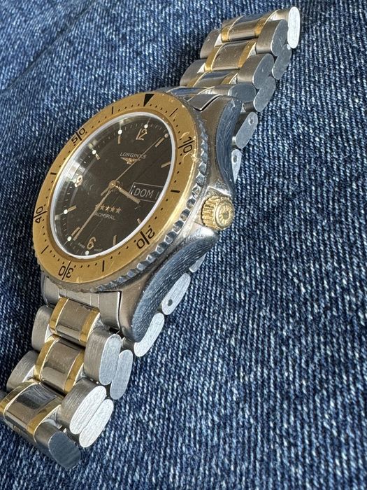 Zegarek Longines Admiral (złote elementy)